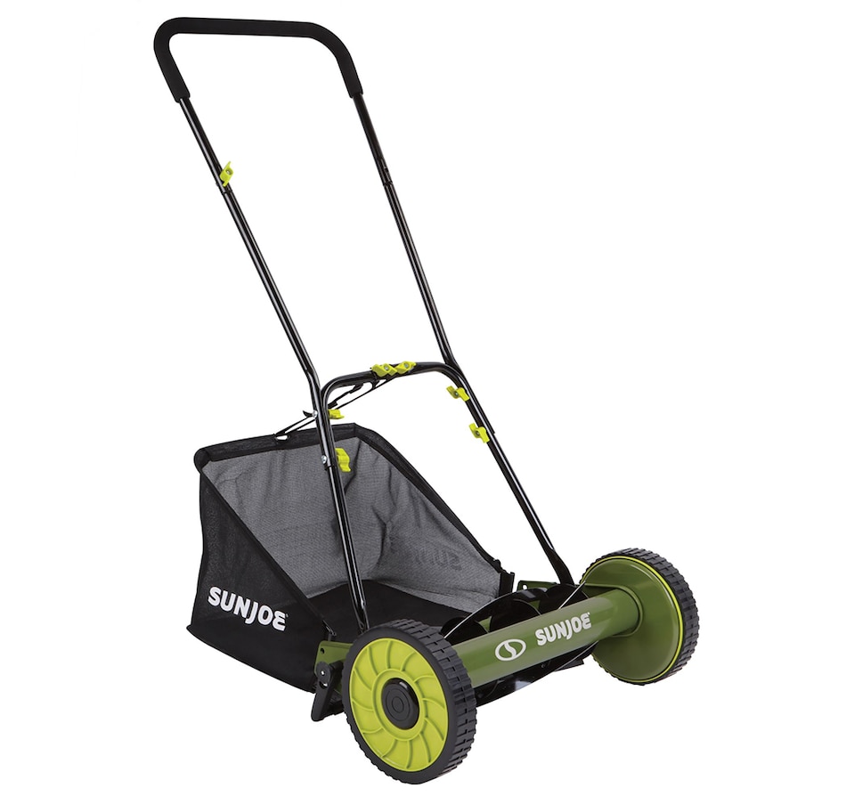 Image 716302.jpg, Product 716-302 / Price $199.99, Sun Joe 16" Manual Reel Mower with Catcher from Snow Joe & Sun Joe on TSC.ca's Home & Garden department