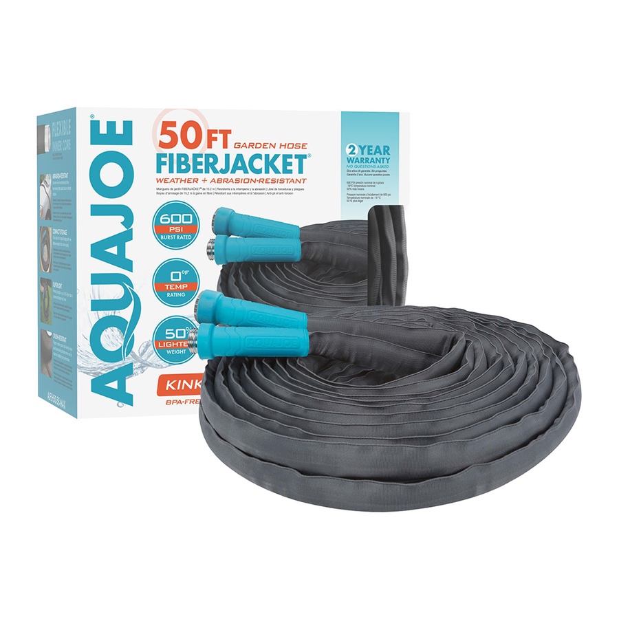 Image 716303_ALTMORE1.jpg, Product 716-303 / Price $47.99, Sun Joe Aqua Joe 50' x 5/8" Fiberjacket Hose with Aluminum Fittings, HD Coupling from Snow Joe & Sun Joe on TSC.ca's Home & Garden department
