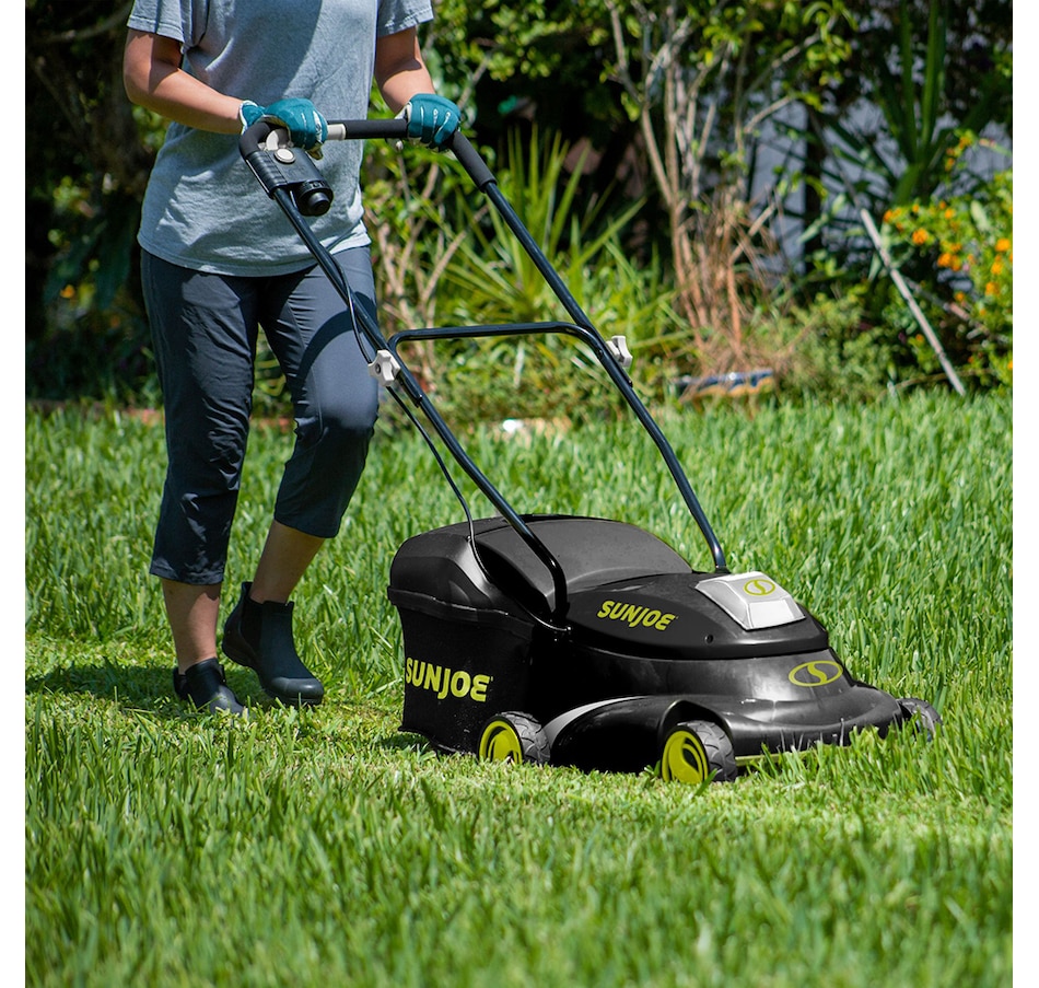 Image 716313_ALTMORE1.jpg, Product 716-313 / Price $349.99, Sun Joe 14" 28-Volt Max Lithium-Ion 4-Amp Cordless Lawn Mower with Brushless Motor from Snow Joe & Sun Joe on TSC.ca's Home & Garden department