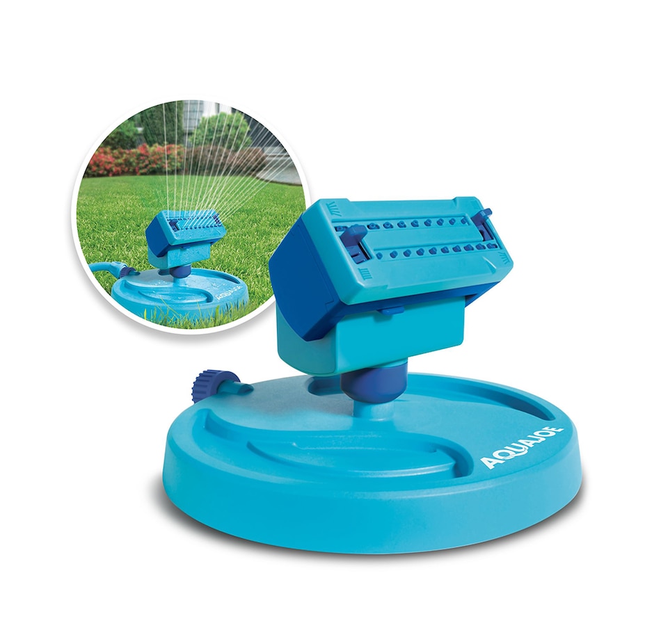 Image 716319_ALTMORE1.jpg, Product 716-319 / Price $37.99, Aqua Joe 20-Nozzle Max Coverage Adjustable Gear Driven Oscillating Sprinkler on Sled Base from Snow Joe & Sun Joe on TSC.ca's Home & Garden department