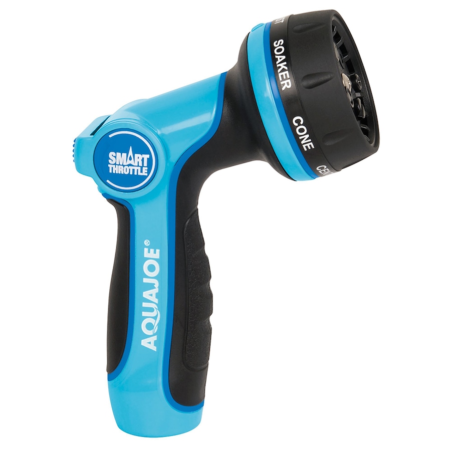 Image 716321.jpg, Product 716-321 / Price $39.99, Aqua Joe Heavy-Duty Indestructible Metal Multifunctional Adjustable Hose Nozzle with Smart Throttle from Snow Joe & Sun Joe on TSC.ca's Home & Garden department