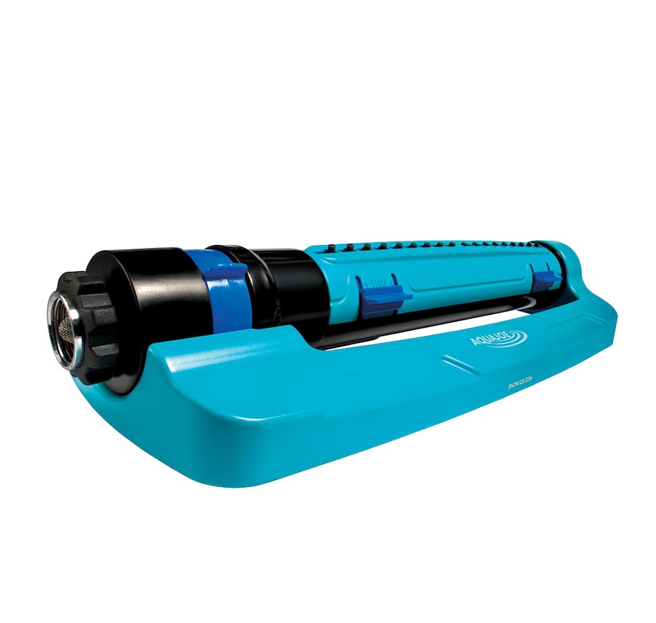 Image 716323.jpg, Product 716-323 / Price $39.99, Aqua Joe Turbo Oscillating Lawn Sprinkler (3-way oscillation; range/width/flow control; 4,500 square foot max coverage) from Snow Joe & Sun Joe on TSC.ca's Home & Garden department