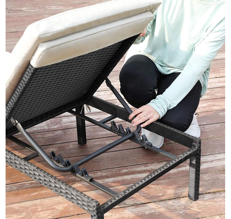 Image 716343_ALTMORE3.jpg, Product 716-343 / Price $229.99, Boutique Home Sun Lounger Chair with Reclining Backrest (beige) from Boutique Home on TSC.ca's Home & Garden department