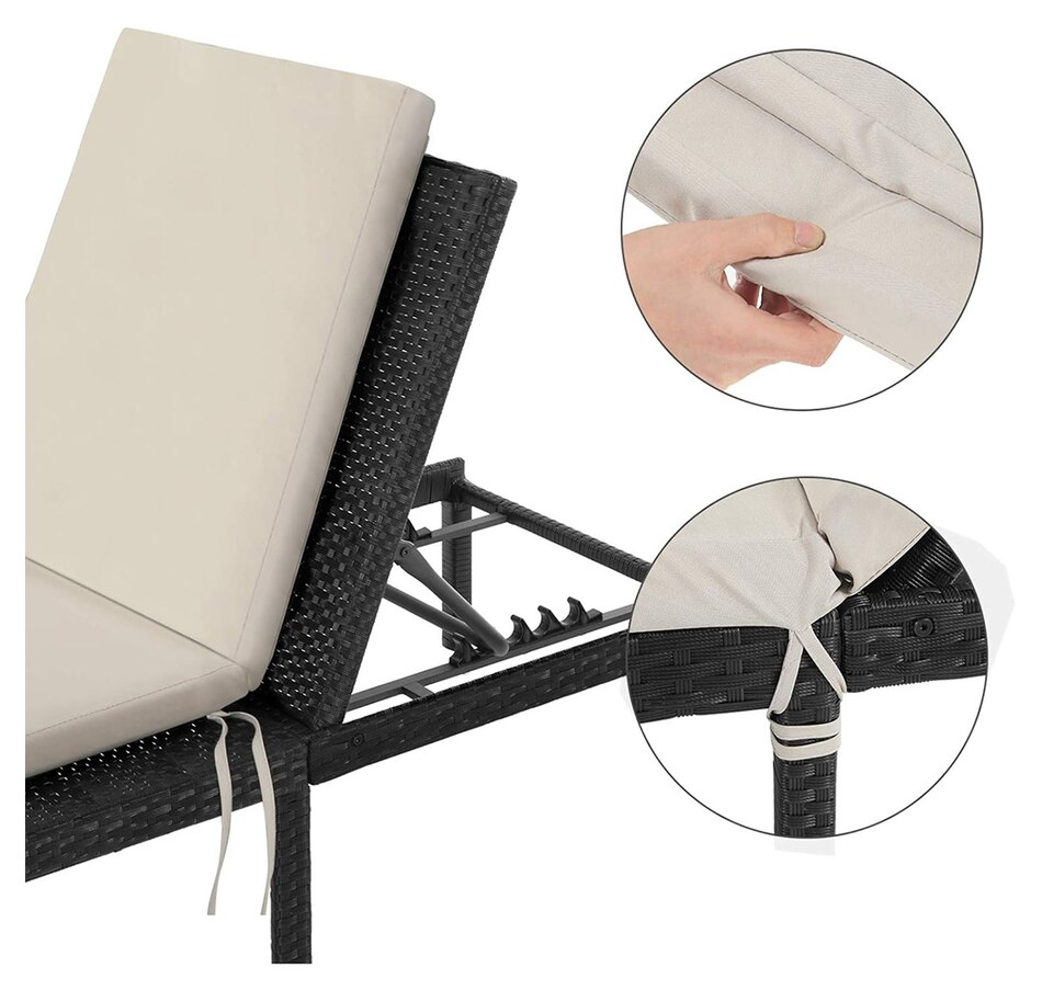 Image 716343_ALTMORE4.jpg, Product 716-343 / Price $229.99, Boutique Home Sun Lounger Chair with Reclining Backrest (beige) from Boutique Home on TSC.ca's Home & Garden department