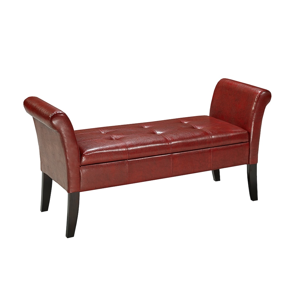 Image 716393_RED.jpg, Product 716-393 / Price $378.00, Brassex Storage Bench from Brassex on TSC.ca's Home & Garden department