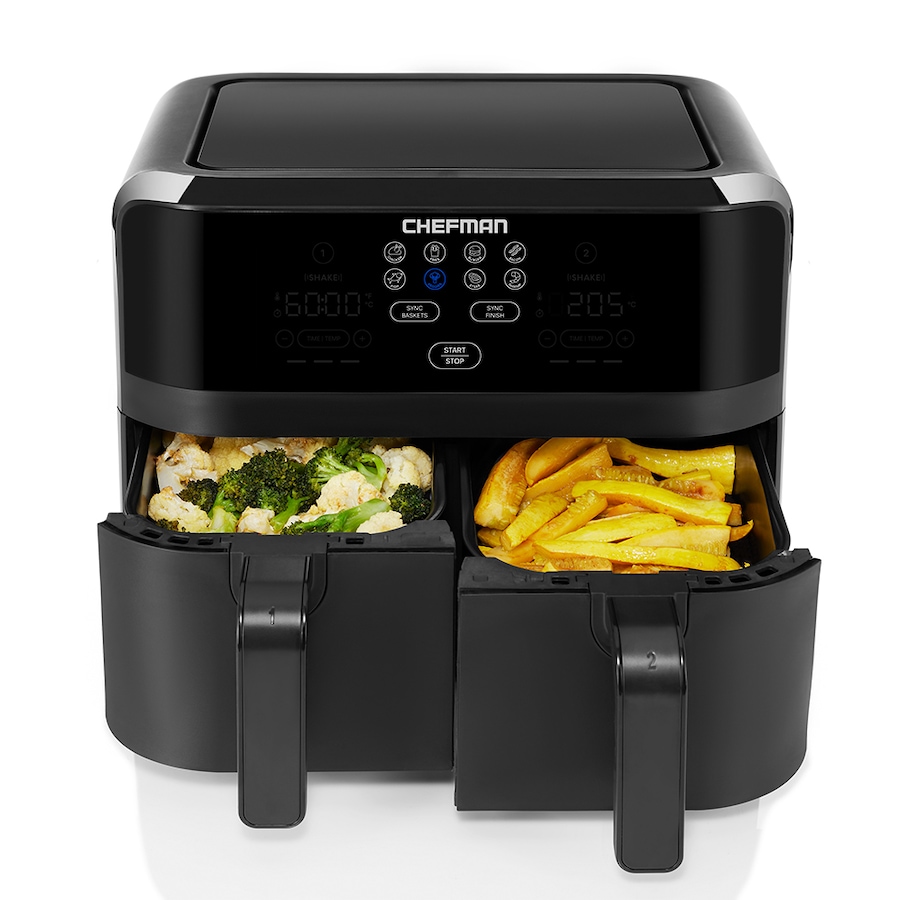 Image 716404_ALTMORE2.jpg, Product 716-404 / Price $239.99, Chefman TurboFry Touch Dual Basket Air Fryer 8.5L from Chefman on TSC.ca's Kitchen department