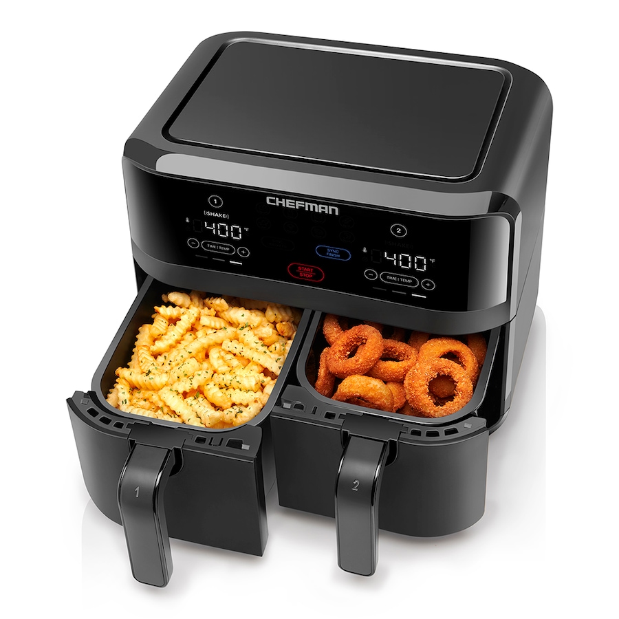 Image 716404_ALTMORE7.jpg, Product 716-404 / Price $239.99, Chefman TurboFry Touch Dual Basket Air Fryer 8.5L from Chefman on TSC.ca's Kitchen department