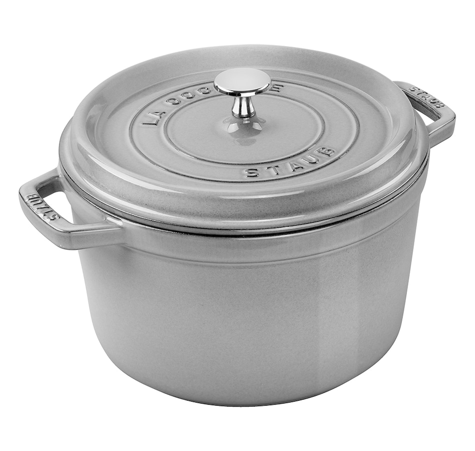 Image 716457.jpg, Product 716-457 / Price $379.99, Staub 4.75 L Cast-Iron Round Tall Cocotte (grey) from Staub on TSC.ca's Kitchen department