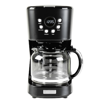 Haden 12-Cup Programmable Coffee Maker (Black And Chrome)