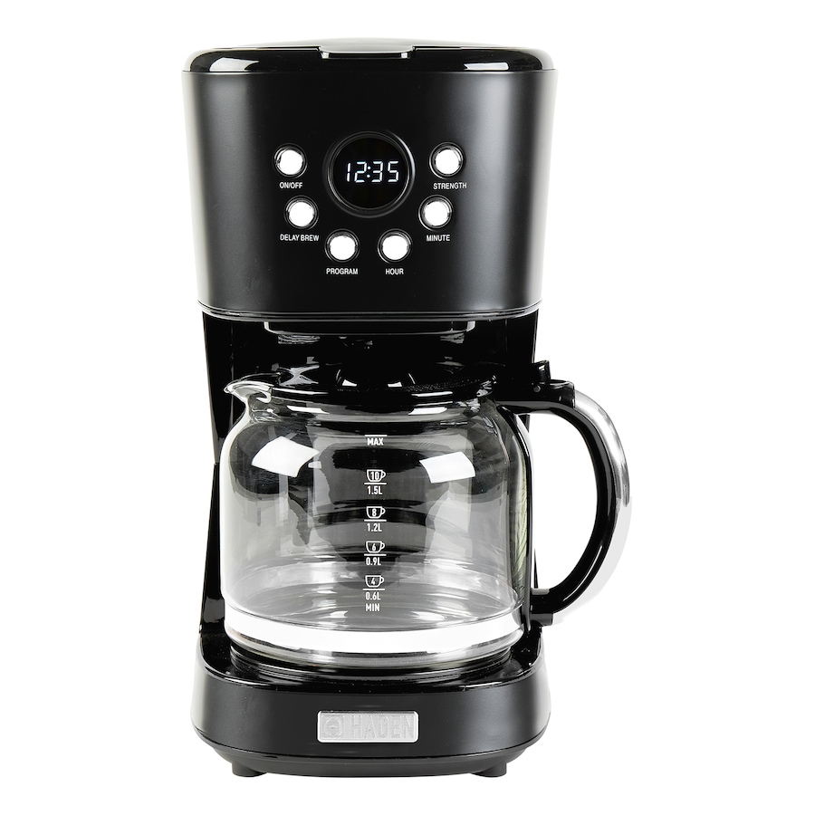 Image 716511.jpg, Product 716-511 / Price $119.99, Haden 12-Cup Programmable Coffee Maker (Black And Chrome) from Haden Appliances on TSC.ca's Kitchen department