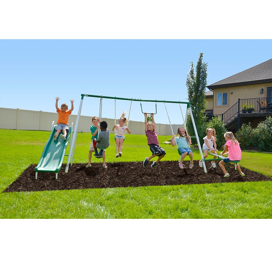 Image 716539_ALTMORE1.jpg, Product 716-539 / Price $329.99, Sportspower Live Oak Metal Swing Set from Sportspower on TSC.ca's Home & Garden department