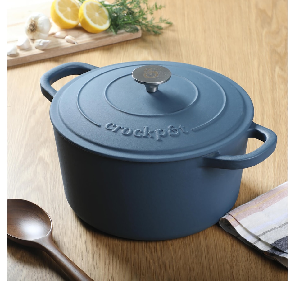 Image 716557_ALTMORE7.jpg, Product 716-557 / Price $159.99, Crock-Pot Artisan 7-Quart Enameled Cast Iron Dutch Oven with Lid, Round from Crock-Pot on TSC.ca's Kitchen department