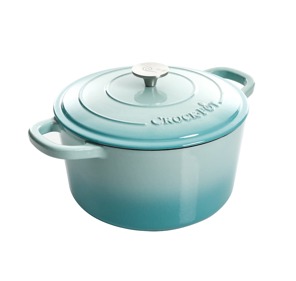 Image 716557_AQB.jpg, Product 716-557 / Price $159.99, Crock-Pot Artisan 7-Quart Enameled Cast Iron Dutch Oven with Lid, Round from Crock-Pot on TSC.ca's Kitchen department