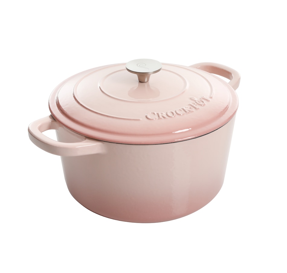 Image 716557_BLUPK.jpg, Product 716-557 / Price $159.99, Crock-Pot Artisan 7-Quart Enameled Cast Iron Dutch Oven with Lid, Round from Crock-Pot on TSC.ca's Kitchen department
