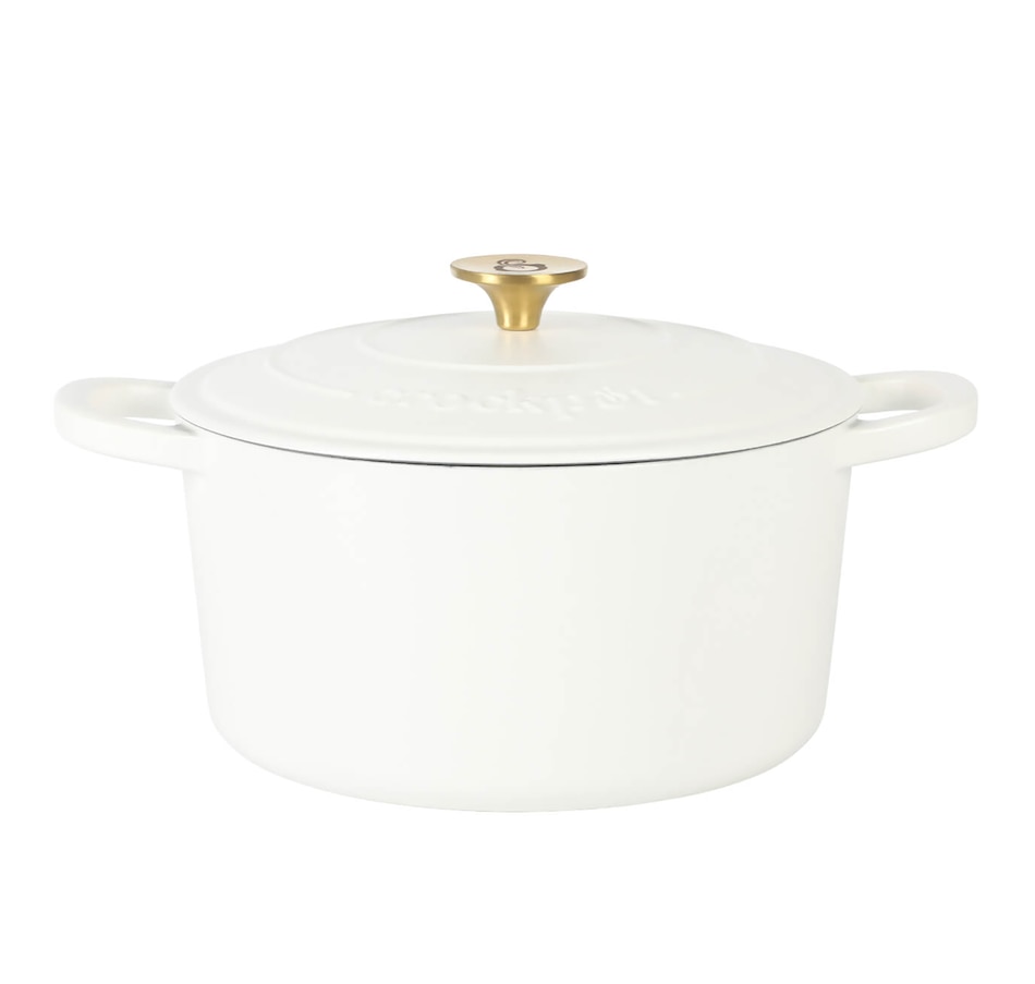 Image 716557_MATLN.jpg, Product 716-557 / Price $159.99, Crock-Pot Artisan 7-Quart Enameled Cast Iron Dutch Oven with Lid, Round from Crock-Pot on TSC.ca's Kitchen department