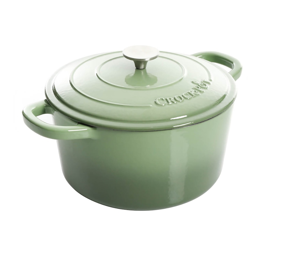 Image 716557_PGRE.jpg, Product 716-557 / Price $159.99, Crock-Pot Artisan 7-Quart Enameled Cast Iron Dutch Oven with Lid, Round from Crock-Pot on TSC.ca's Kitchen department