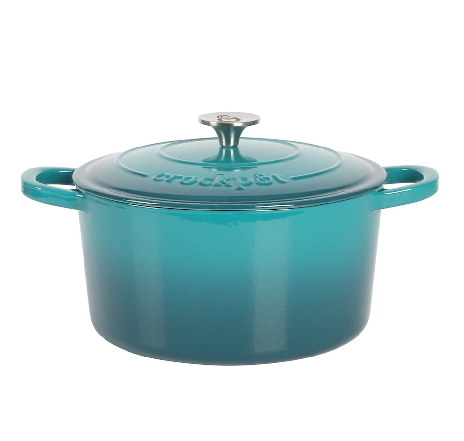 Image 716557_TELOE.jpg, Product 716-557 / Price $159.99, Crock-Pot Artisan 7-Quart Enameled Cast Iron Dutch Oven with Lid, Round from Crock-Pot on TSC.ca's Kitchen department