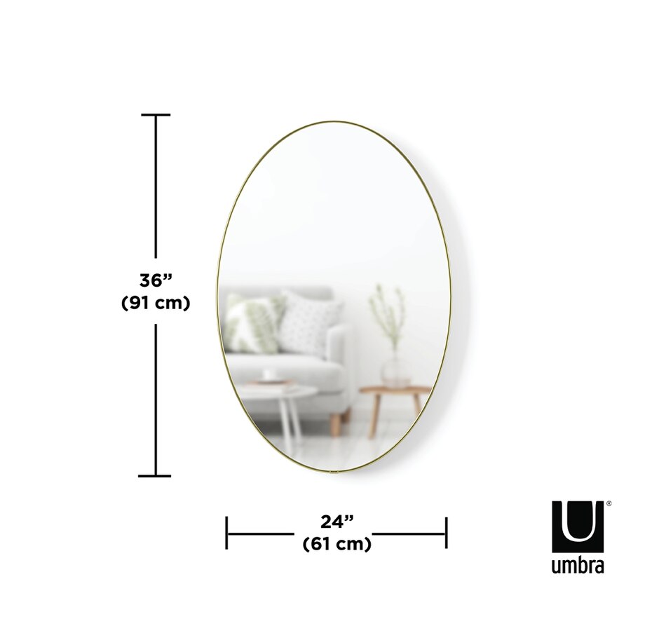 Home & Garden Décor Art & Wall Decor Mirrors Umbra Hubba Oval