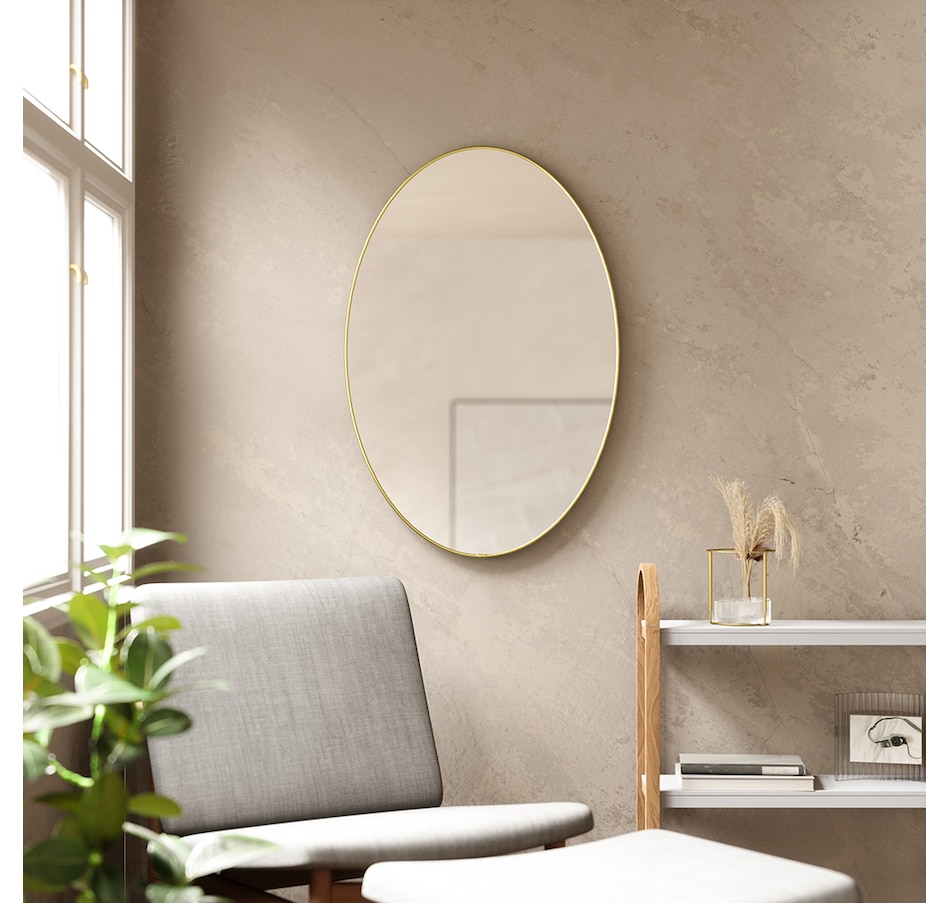Home & Garden Décor Art & Wall Decor Mirrors Umbra Hubba Oval
