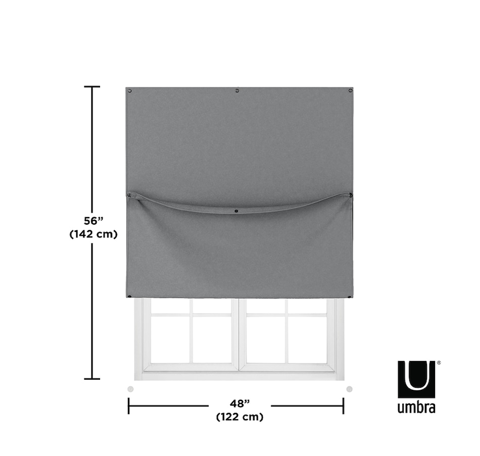 Image 716591_ALTMORE1.jpg, Product 716-591 / Price $50.00, Umbra Nightfall Blackout Panel 56 x 48 from Umbra on TSC.ca's Home & Garden department