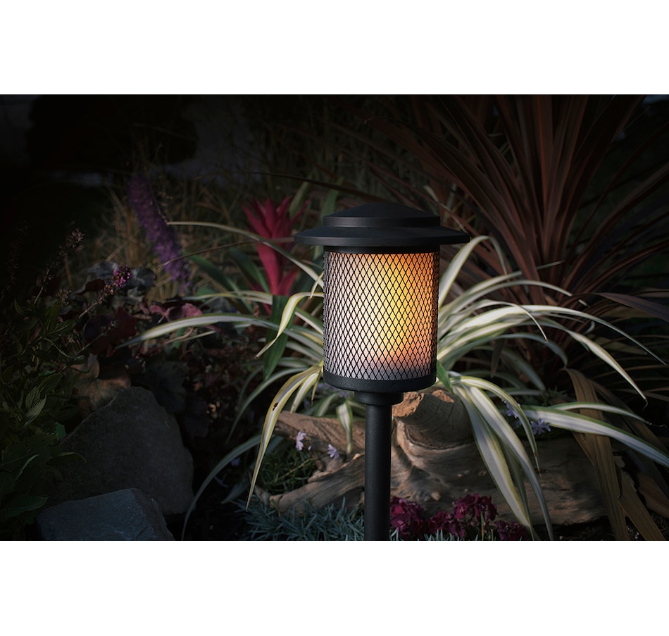 Image 716616_ALTMORE2.jpg, Product 716-616 / Price $44.99, Fusion Low-Voltage Metal, Plastic and Glass Pathway Light with Mesh Design from Fusion/Moonrays on TSC.ca's Home & Garden department