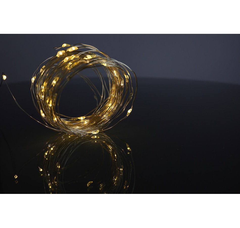 Image 716640_WRWH.jpg, Product 716-640 / Price $27.99, Fusion 100 LED String Light with 8 Functions (2-Pack) from Fusion/Moonrays on TSC.ca's Home & Garden department