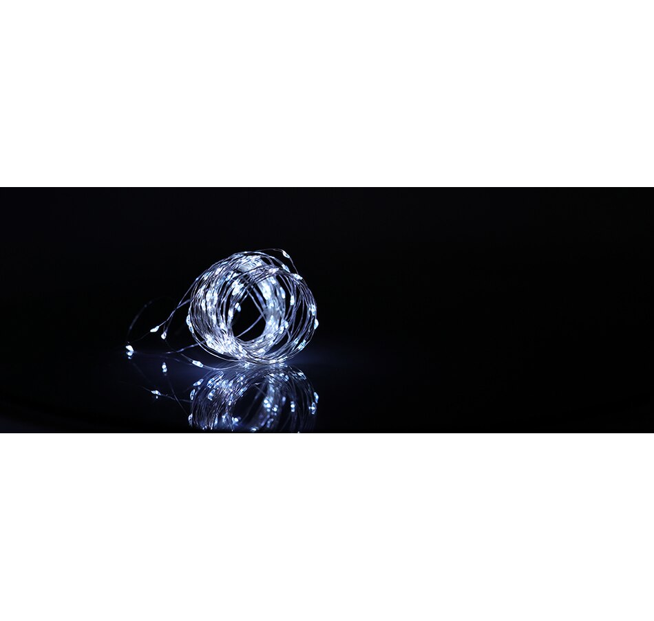 Image 716641_ALTMORE1.jpg, Product 716-641 / Price $22.99, Fusion 120 LED String Light with 8 Functions (Bright White, 2-Pack) from Fusion/Moonrays on TSC.ca's Home & Garden department