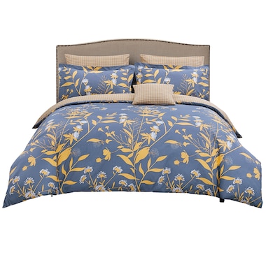 North Home Brooklyn 100% Cotton Duvet Cover Set (Four Pieces)