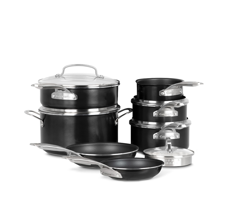 Kitchen - Cookware - Cookware Sets - Cuisinart Green Gourmet Pro Aluminum  12-Piece Cookware Set - Online Shopping for Canadians