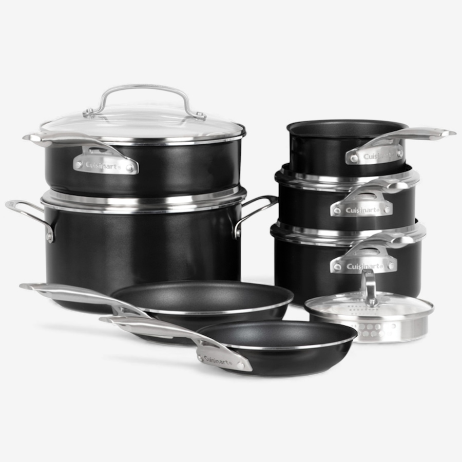 Image 716707.jpg, Product 716-707 / Price $799.99, Cuisinart Green Gourmet Pro Aluminum 12-Piece Cookware Set from Cuisinart on TSC.ca's Kitchen department