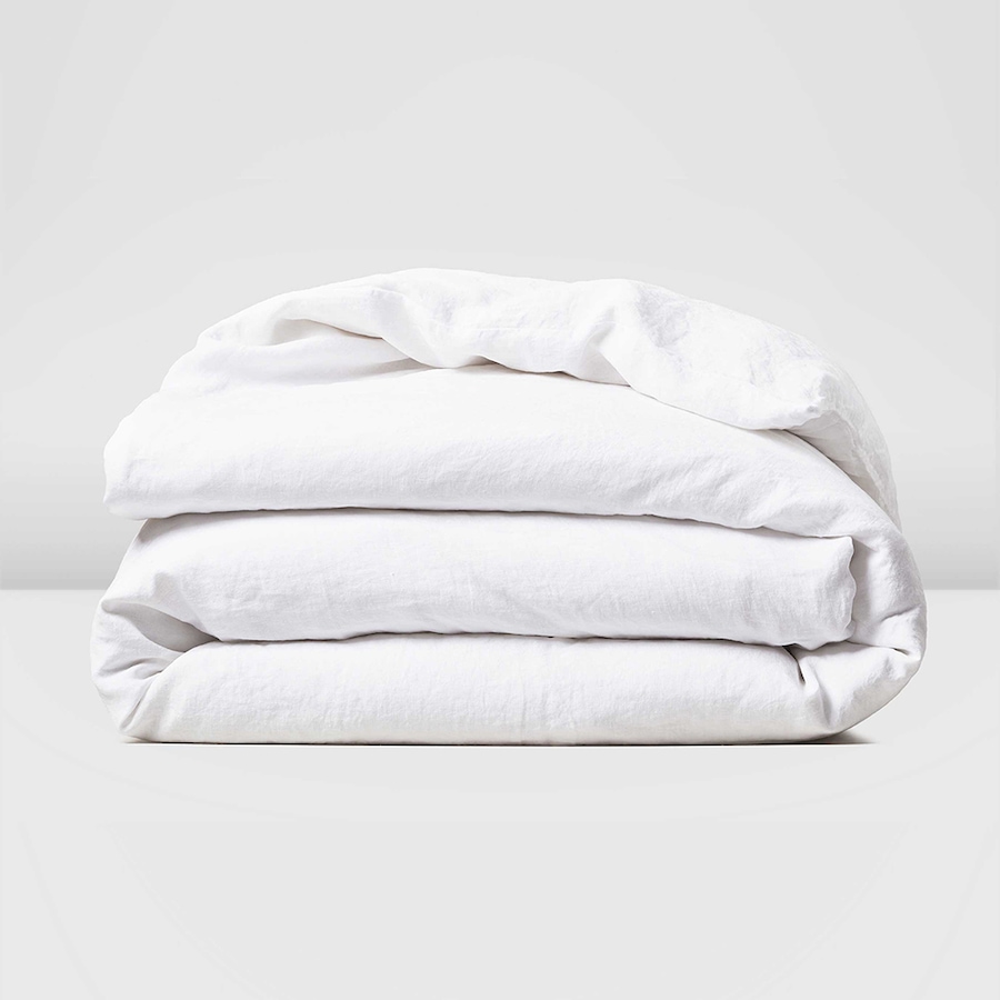 Image 716720_MBWHT.jpg, Product 716-720 / Price $270.00 - $300.00, Silk And Snow Flax Linen Duvet Cover from Silk & Snow on TSC.ca's Home & Garden department