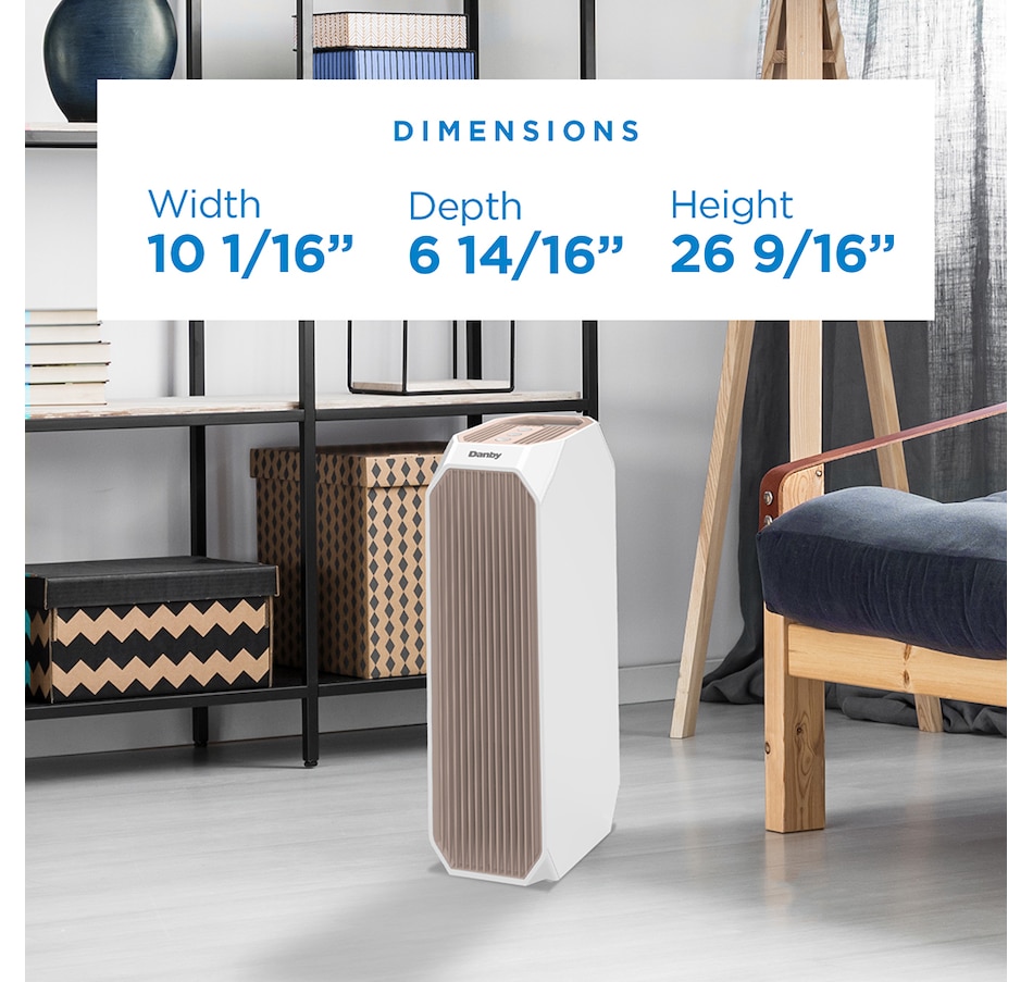 Image 716764_ALTMORE2.jpg, Product 716-764 / Price $129.99, Danby DAP143BAB-UV Air Purifier from Danby on TSC.ca's Home & Garden department