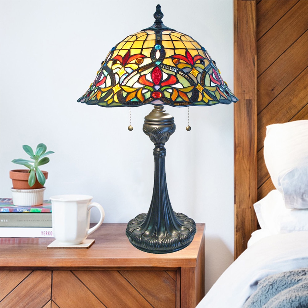 fine art lighting tiffany table lamp