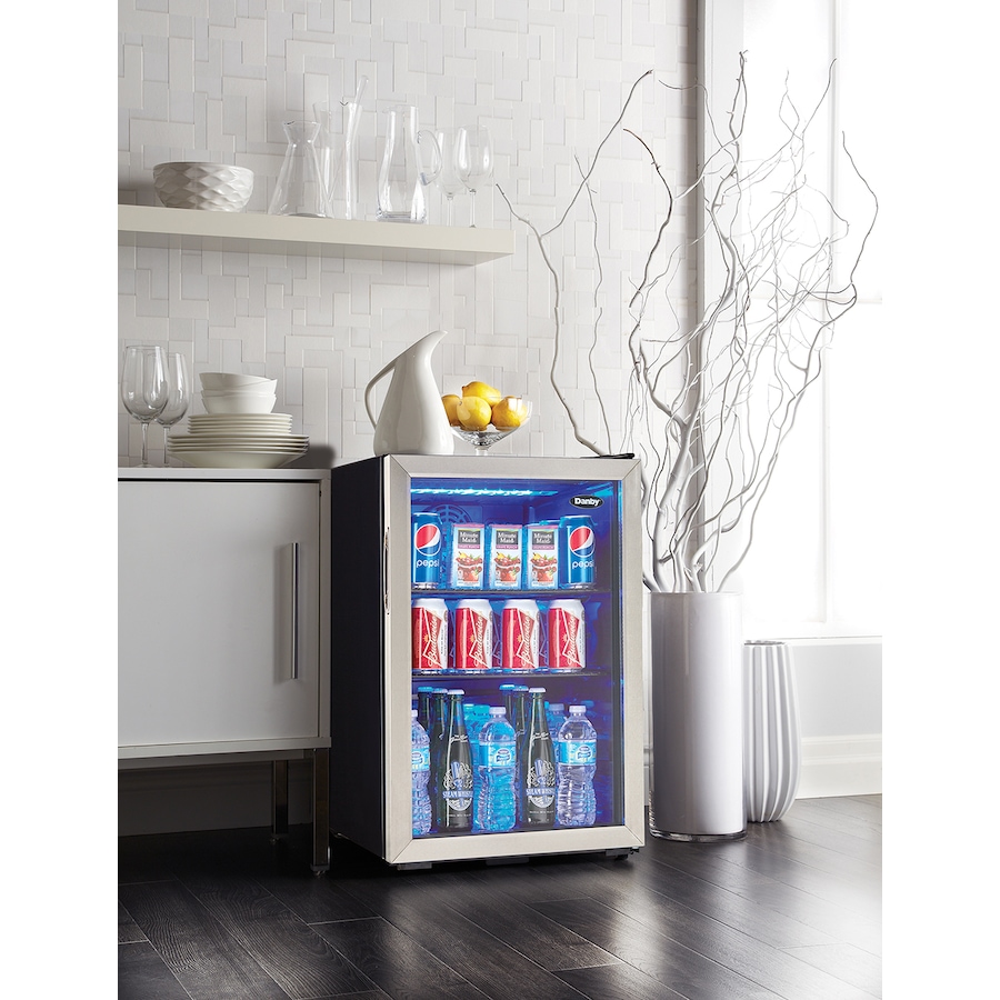 Image 716809_ALTMORE1.jpg, Product 716-809 / Price $329.99, Danby 2.6 cu. ft. Free-Standing Beverage Centre in Stainless Steel from Danby on TSC.ca's Kitchen department