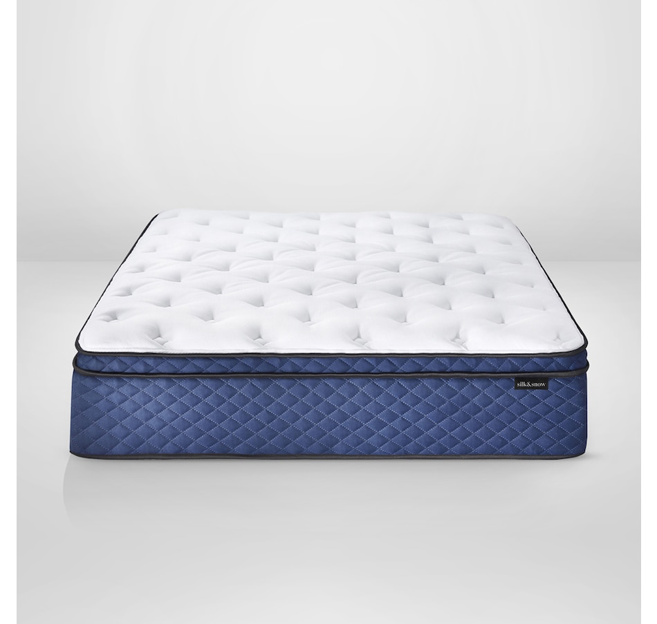 Silk & Snow Hybrid Mattress with 2 Bonus Pillows