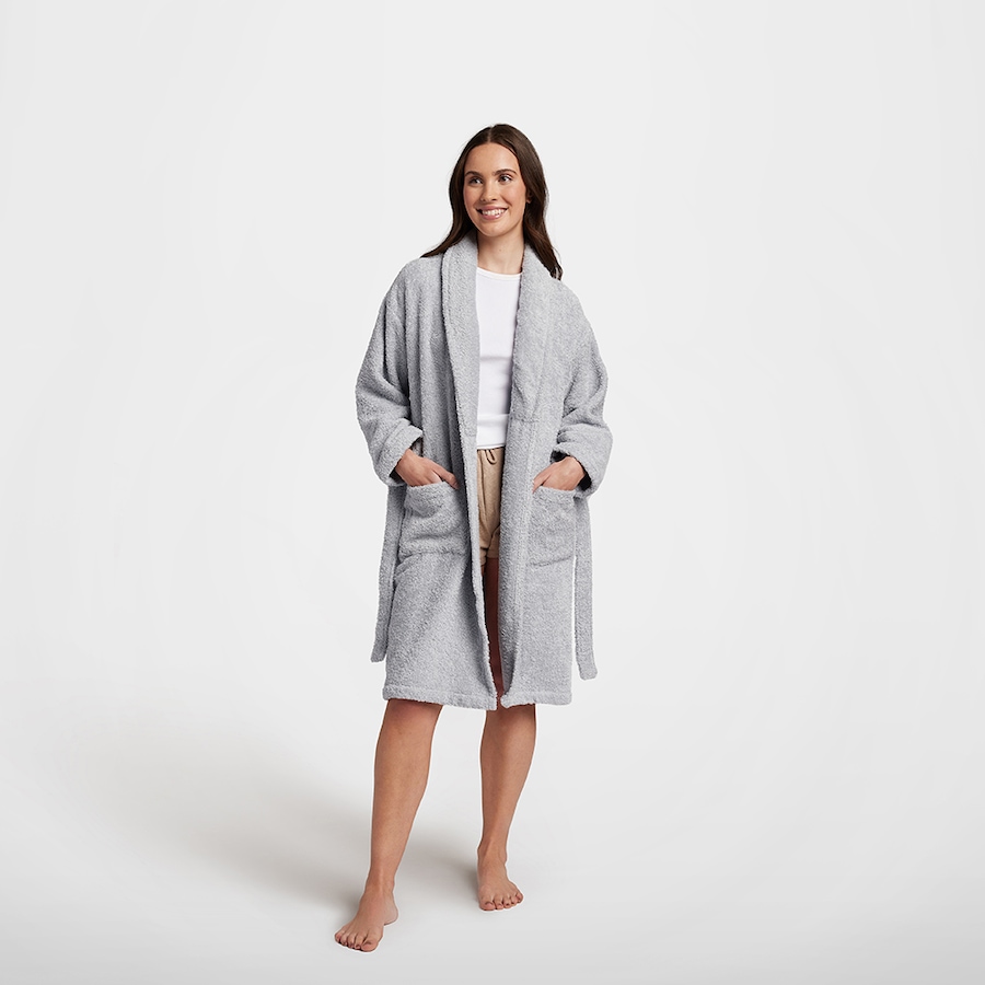 Image 716856_LUGR.jpg, Product 716-856 / Price $84.00, Silk and Snow Egyptian Cotton Terry Bath Robe from Silk & Snow on TSC.ca's Fashion department