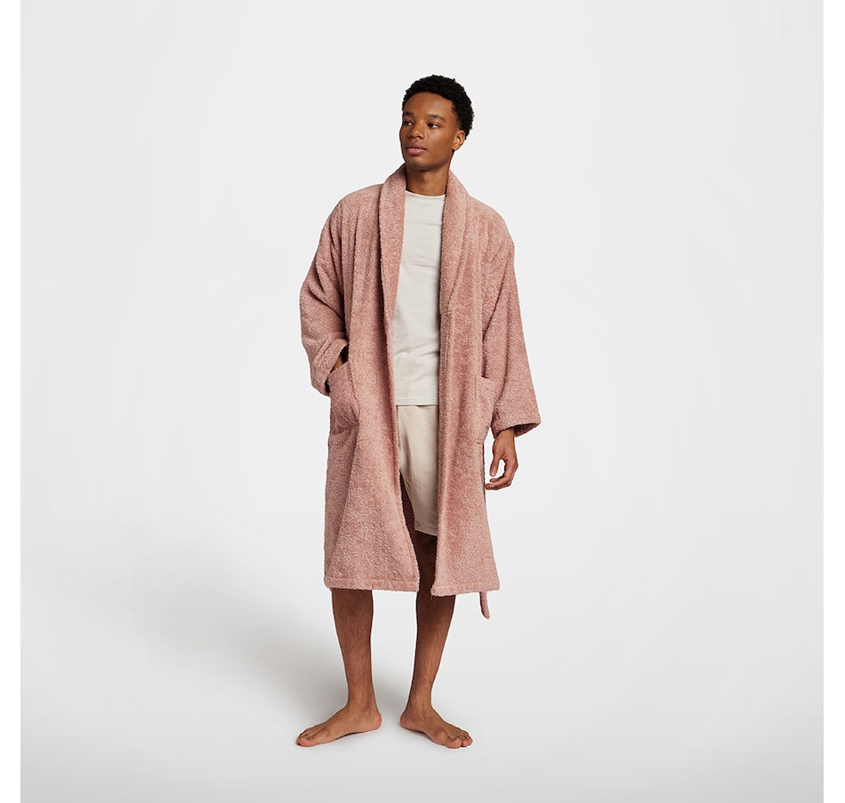 Luxury Hooded Silver Light Grey Terry Towelling Dressing Gown - Egyptian  Collection Soft Cotton - The Towel Shop
