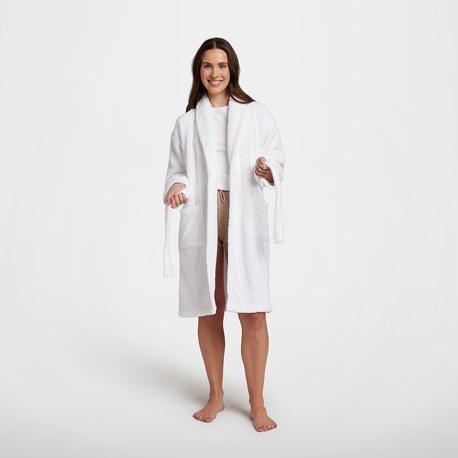 Image 716856_WHT.jpg, Product 716-856 / Price $84.00, Silk and Snow Egyptian Cotton Terry Bath Robe from Silk & Snow on TSC.ca's Fashion department
