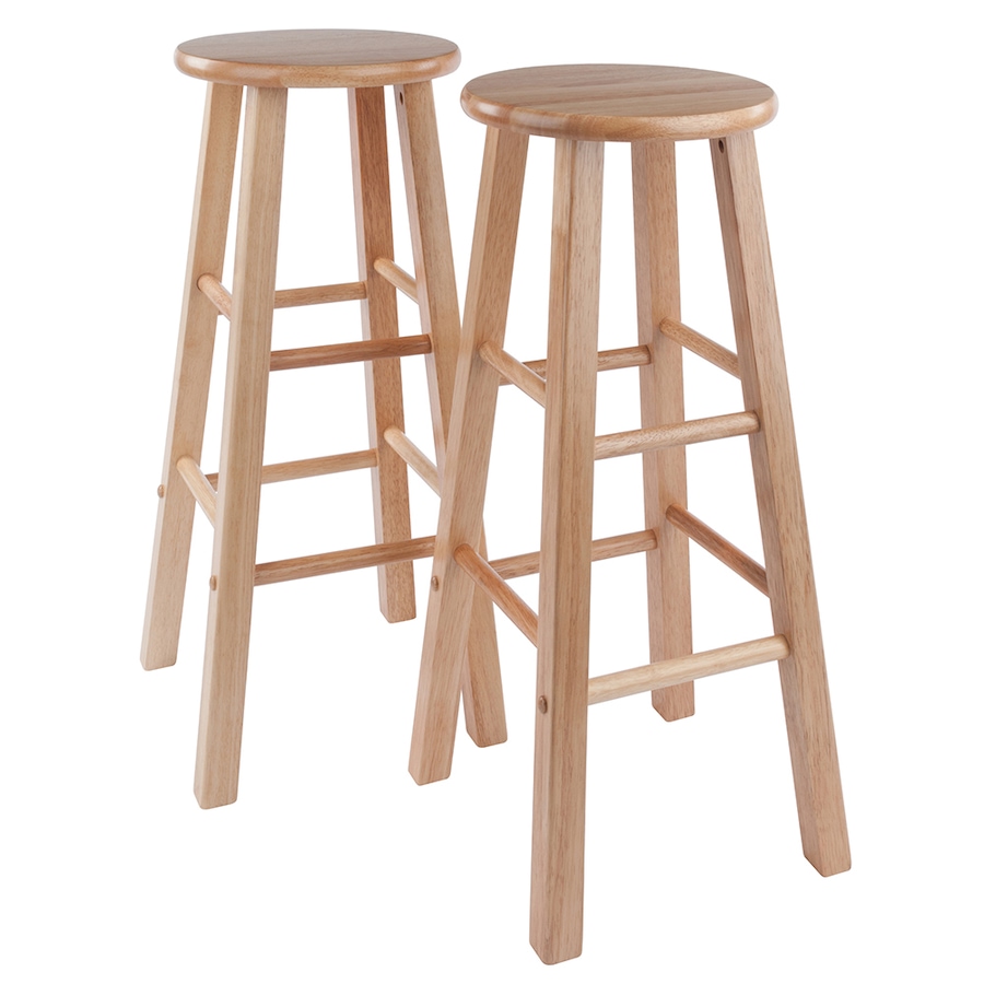 Image 716860_NAT.jpg, Product 716-860 / Price $104.99, Winsome Element Solid Wood Bar Stool Set (2-Piece) from Winsome on TSC.ca's Home & Garden department