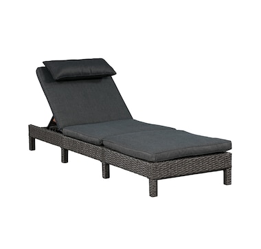 Patioflare Laura KD Wicker Lounger with Cushions