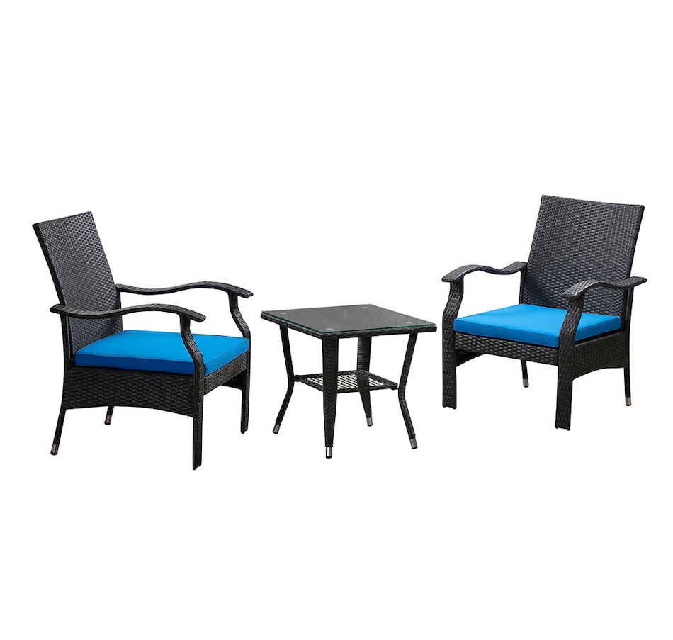 Image 716890.jpg, Product 716-890 / Price $385.00, Patioflare Whylie 3-Piece Wicker Chat Set from Patioflare on TSC.ca's Home & Garden department