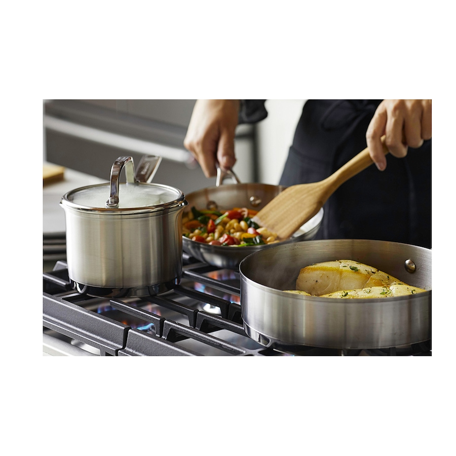 Image 716908_ALTMORE1.jpg, Product 716-908 / Price $399.99, KitchenAid Stainless Steel 3-Ply Base Cookwear Set (11-Pieces) from KitchenAid on TSC.ca's Kitchen department