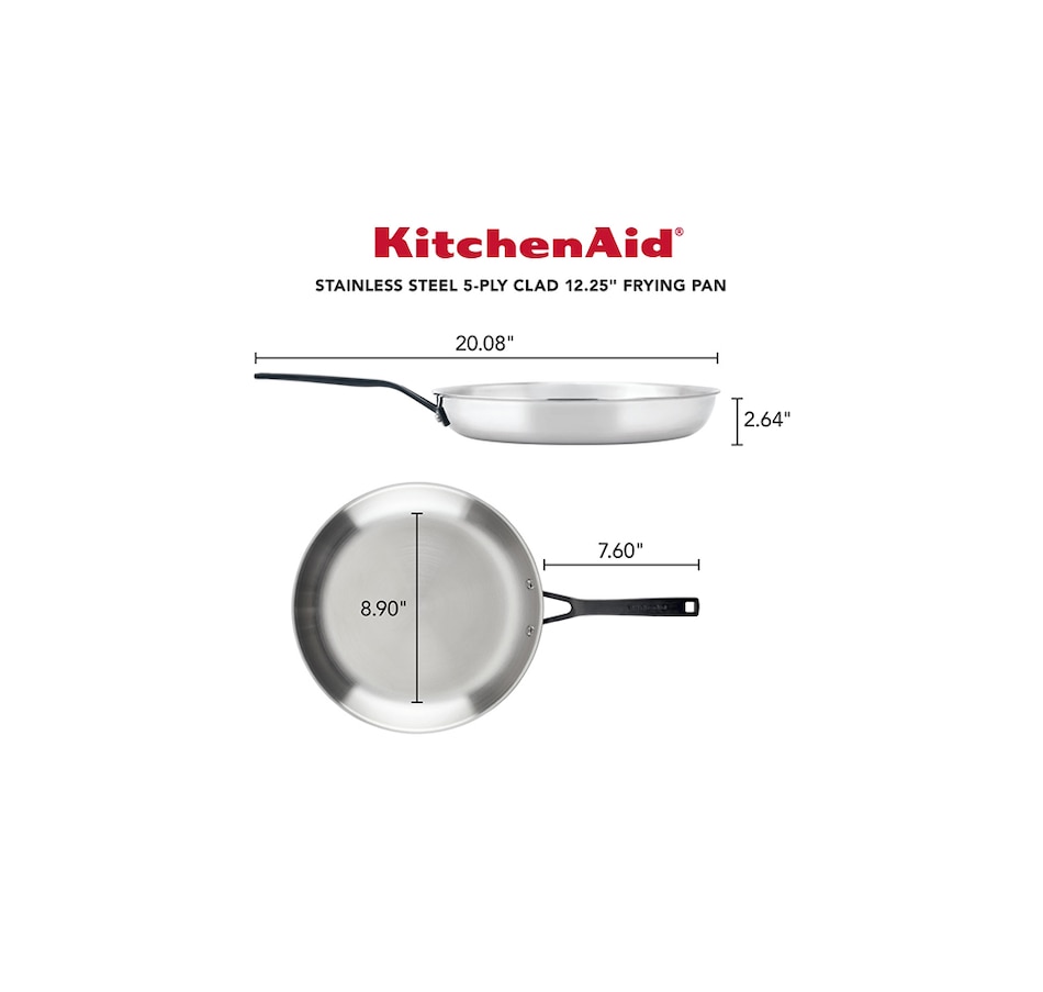 Kitchen Cookware Pots, Pans & Skillets KitchenAid Stainless Steel