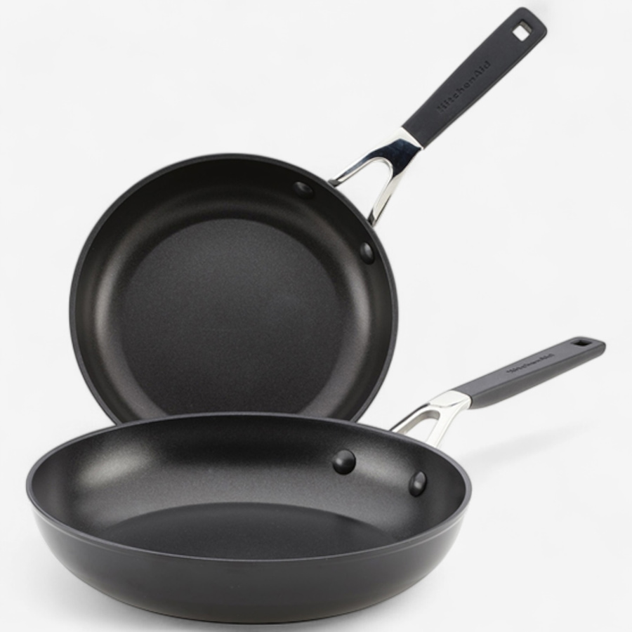 Image 716918.jpg, Product 716-918 / Price $89.99, KitchenAid Forged Hard Anodized Non-Stick Frying Pans (Twin Pack) from KitchenAid on TSC.ca's Kitchen department