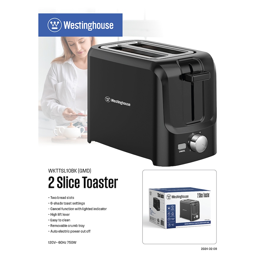 Image 717017_ALTMORE1.jpg, Product 717-017 / Price $37.99, Westinghouse 2-Slice Toaster from Westinghouse on TSC.ca's Kitchen department