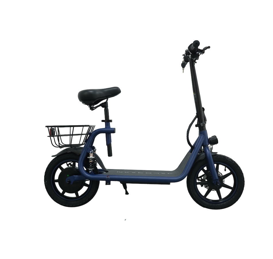 Image 717033_ALTMORE10.jpg, Product 717-033 / Price $999.99, Tony Little Delorean 450W Seated E-Scooter with Rear Basket Bundle from Tony Little on TSC.ca's Health & Fitness department