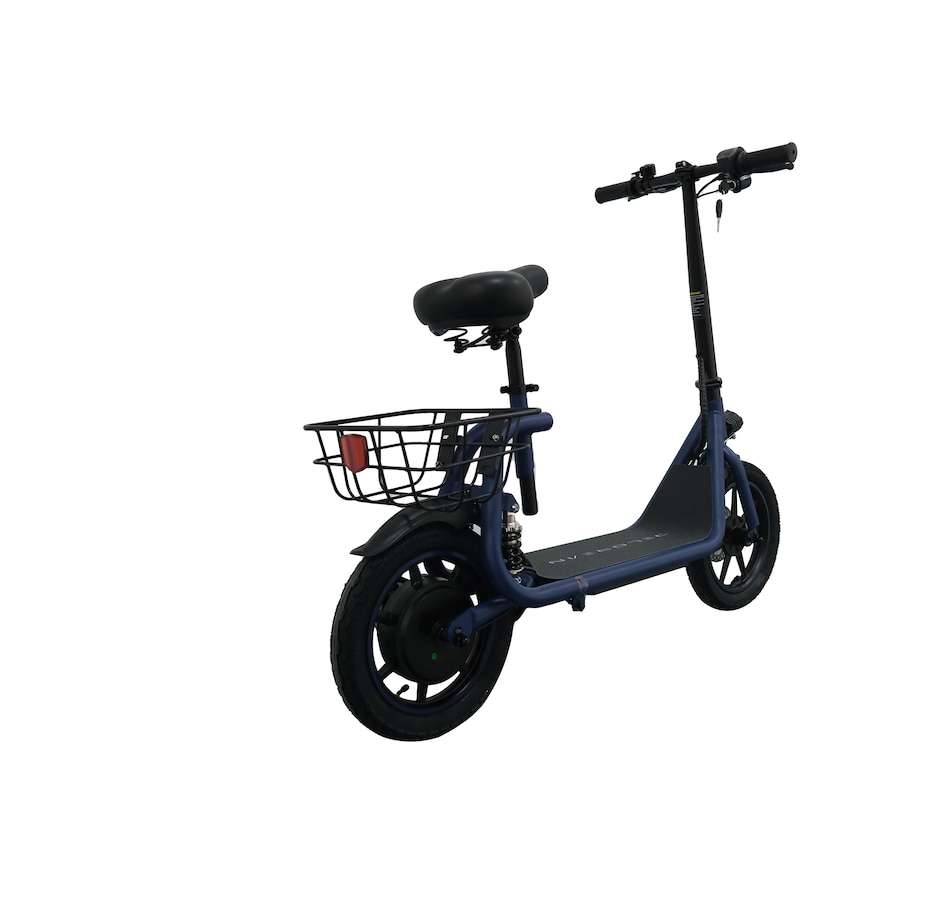 Image 717033_ALTMORE12.jpg, Product 717-033 / Price $999.99, Tony Little Delorean 450W Seated E-Scooter with Rear Basket Bundle from Tony Little on TSC.ca's Health & Fitness department