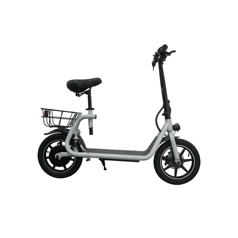 Image 717033_ALTMORE15.jpg, Product 717-033 / Price $999.99, Tony Little Delorean 450W Seated E-Scooter with Rear Basket Bundle from Tony Little on TSC.ca's Health & Fitness department