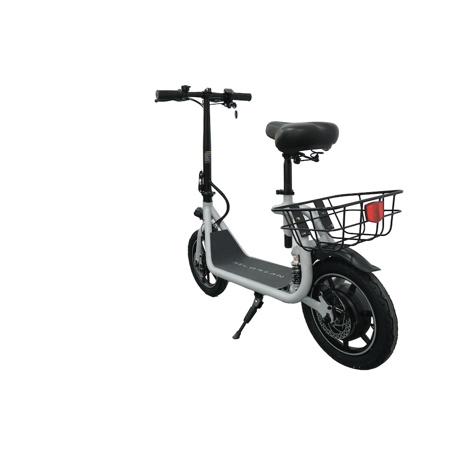 Image 717033_ALTMORE18.jpg, Product 717-033 / Price $999.99, Tony Little Delorean 450W Seated E-Scooter with Rear Basket Bundle from Tony Little on TSC.ca's Health & Fitness department
