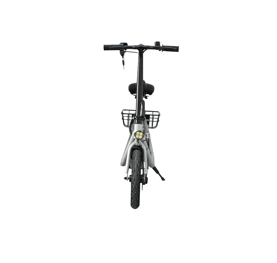 Image 717033_ALTMORE21.jpg, Product 717-033 / Price $999.99, Tony Little Delorean 450W Seated E-Scooter with Rear Basket Bundle from Tony Little on TSC.ca's Health & Fitness department